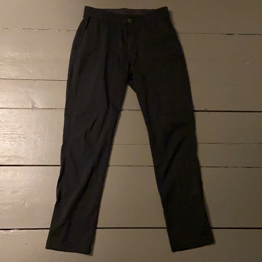 Black Under Armour Golf Pants